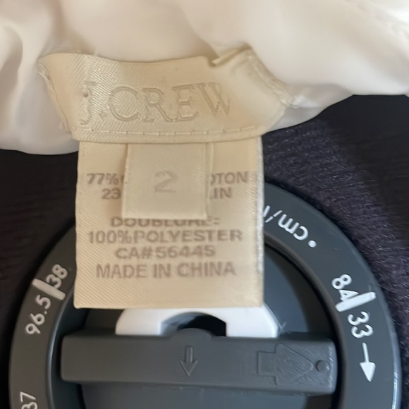 J. Crew NEW FLAWED Solid White Bow Back Crew Neck Above Knee Sleeveless Natural - Picture 5 of 6